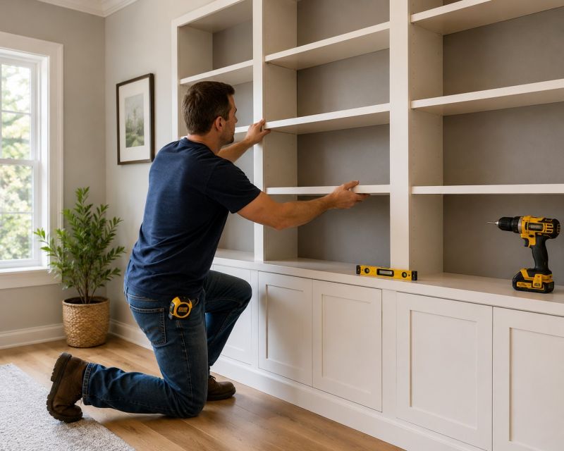 Built In Shelving Service in Charlotte, NC